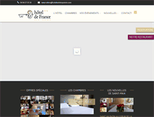 Tablet Screenshot of hotelsaintmaximin.com